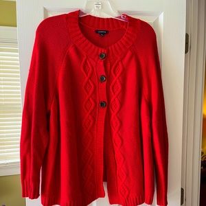 Lands End Cable Knit Sweater